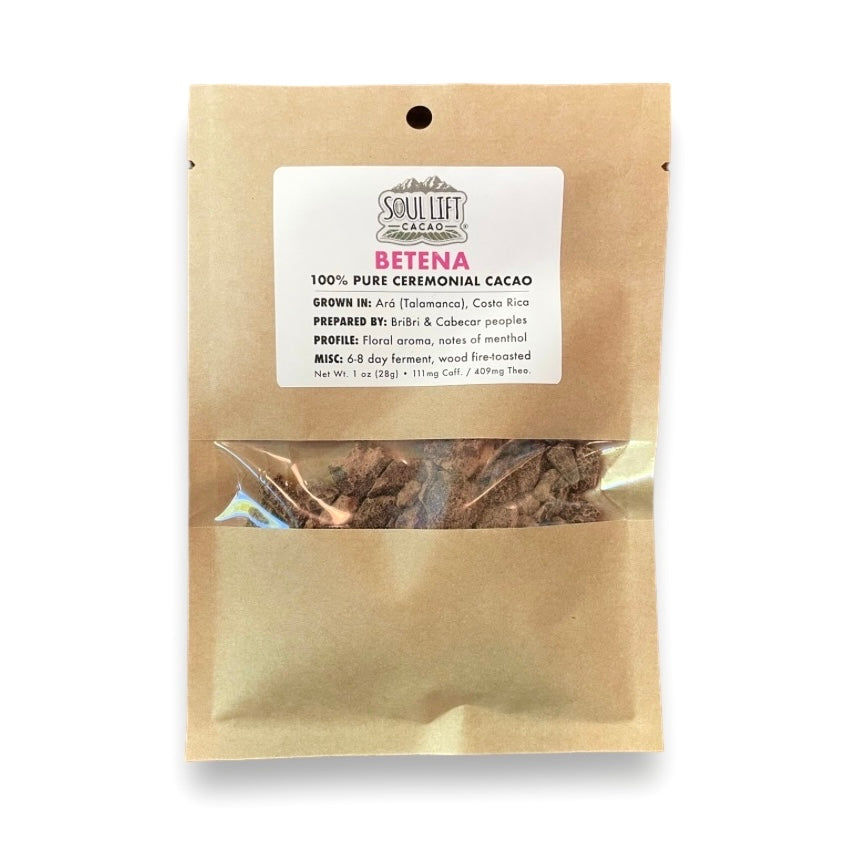 Betena 100% Pure Ceremonial Cacao Paste from Costa Rica