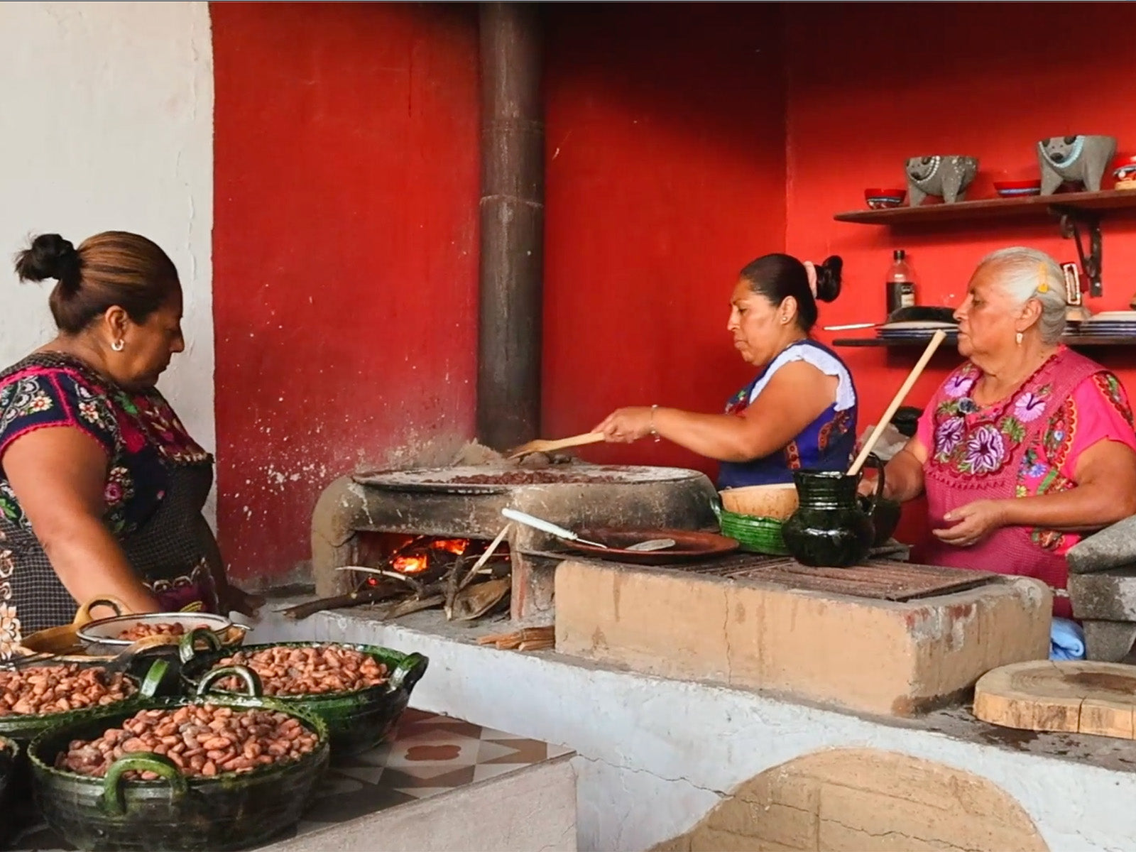 Traditional Cacao Preparation in Oaxaca, Mexico