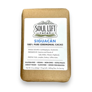 Siguacan 100% Pure Ceremonial Cacao Paste from Guatemala