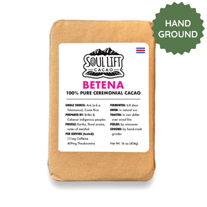 Betena 100% Pure Ceremonial Cacao Paste from Costa Rica