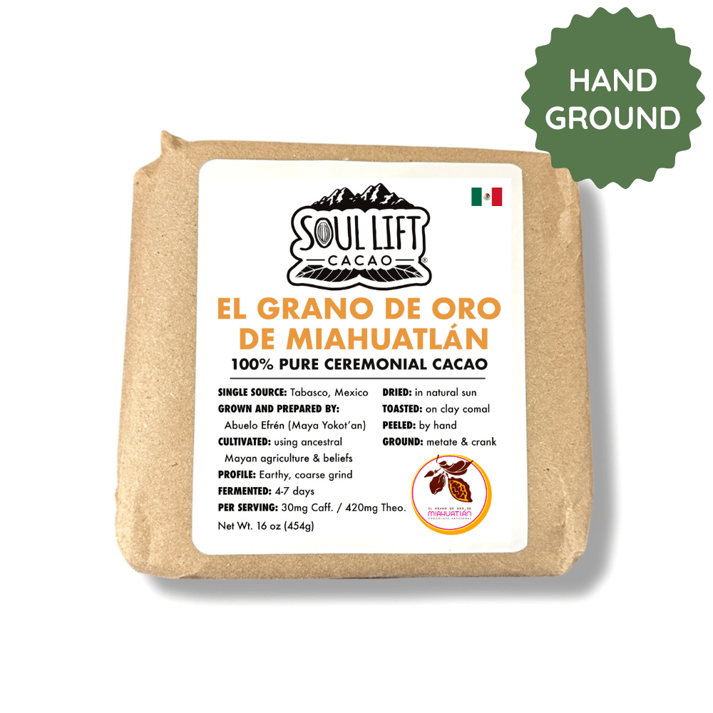 El Grano de Oro de Miahuatlán 100% Pure Ceremonial Cacao Paste from Mexico