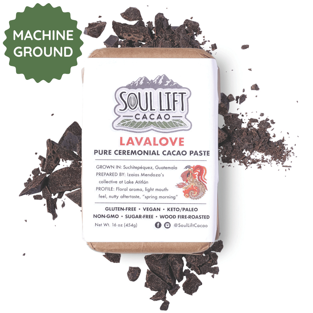 Lavalove 100% Pure Ceremonial Cacao Paste from Guatemala