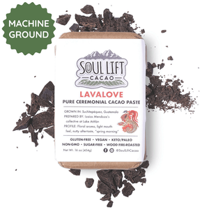 Lavalove 100% Pure Ceremonial Cacao Paste from Guatemala