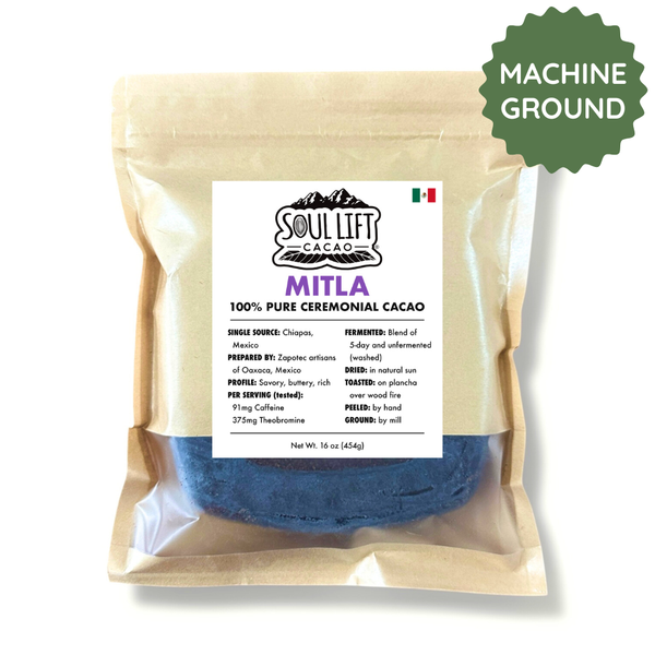 Mitla 100% Pure Ceremonial Cacao Paste from Mexico - Soul Lift Cacao