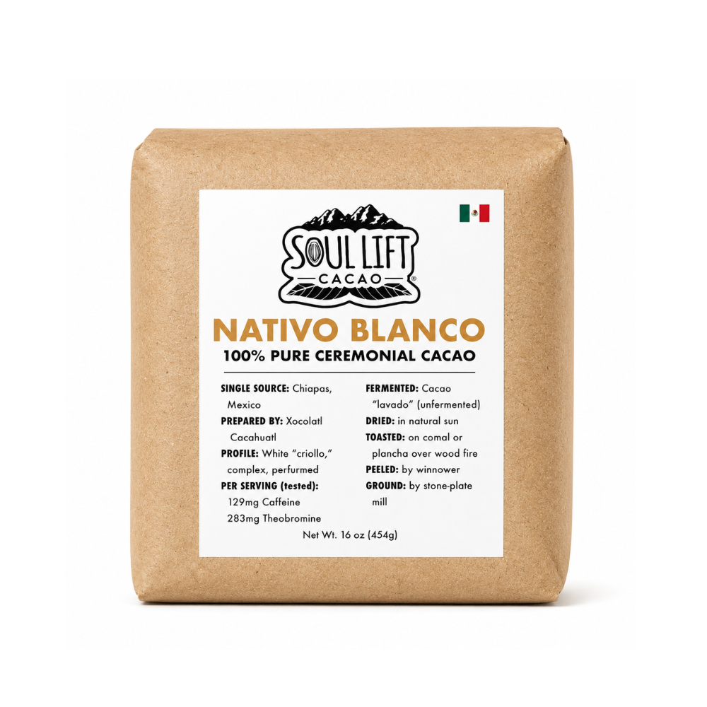 Nativo Blanco 100% Pure Ceremonial Cacao from Mexico