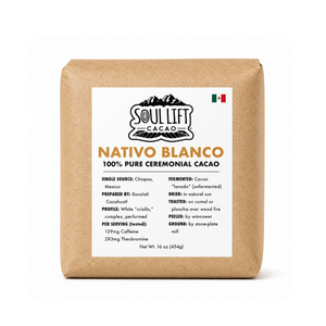 Nativo Blanco 100% Pure Ceremonial Cacao from Mexico