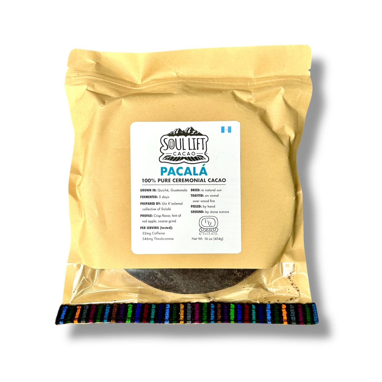 Pacalá 100% Pure Ceremonial Cacao Paste from Guatemala
