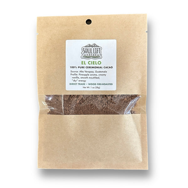 El Cielo 100% Pure Ceremonial Cacao Paste From Guatemala - Soul Lift Cacao