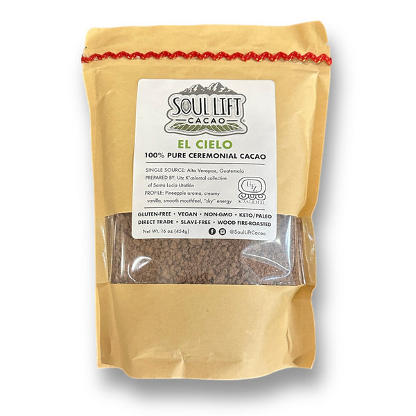 El Cielo 100% Pure Ceremonial Cacao Paste from Guatemala - Soul Lift Cacao