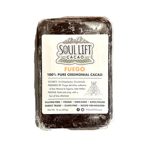 Fuego 100% Pure Ceremonial Cacao Paste from Guatemala