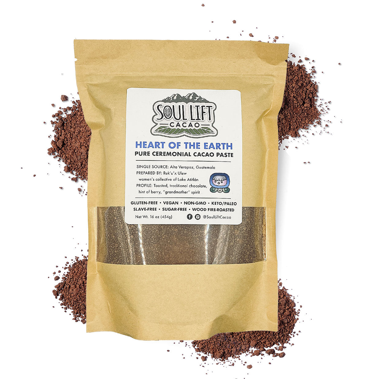 Heart of the Earth (Rukux Ulew) 100% Pure Ceremonial Cacao